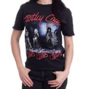 MOTLEY CREW | Black ‘Girls Girls Girls’ Graphic Short Sleeve Band Tee size 2XL